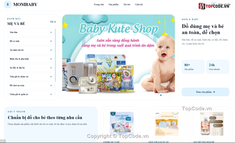 website,web bán sản phẩm,web sản phẩm